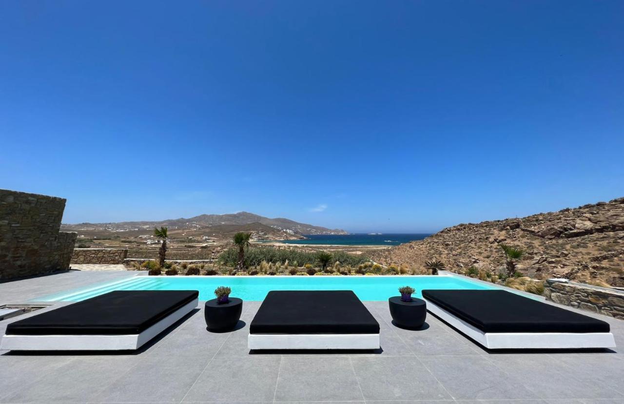 Black And White Villas Ftelia - Mykonos Mykonos Town Exterior foto