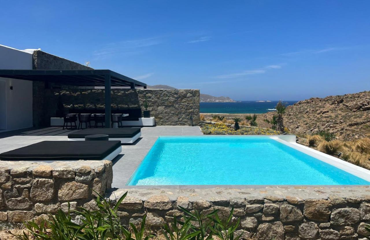 Black And White Villas Ftelia - Mykonos Mykonos Town Exterior foto