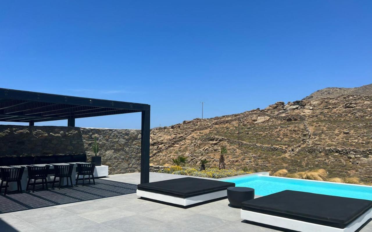 Black And White Villas Ftelia - Mykonos Mykonos Town Exterior foto