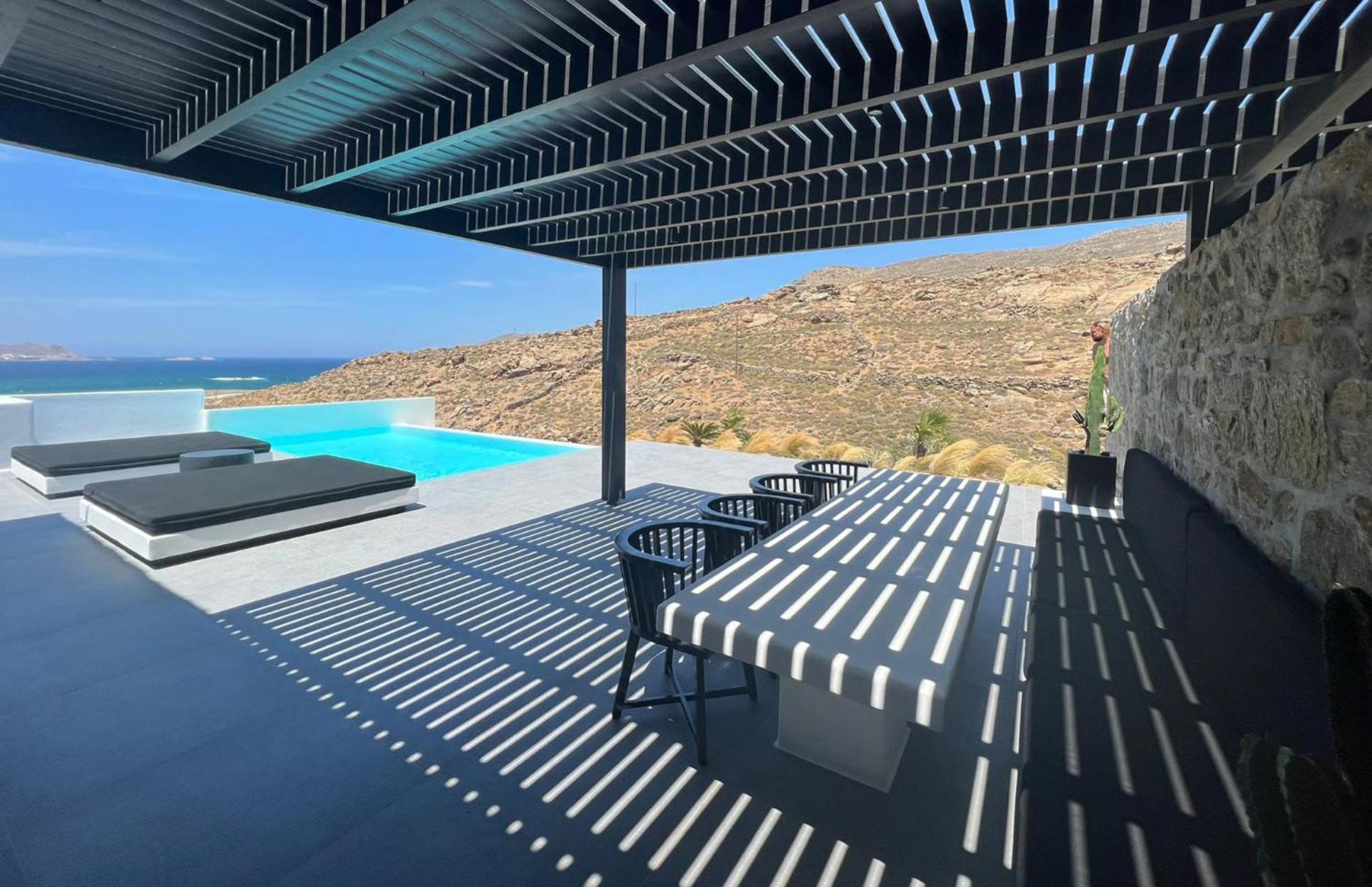 Black And White Villas Ftelia - Mykonos Mykonos Town Exterior foto