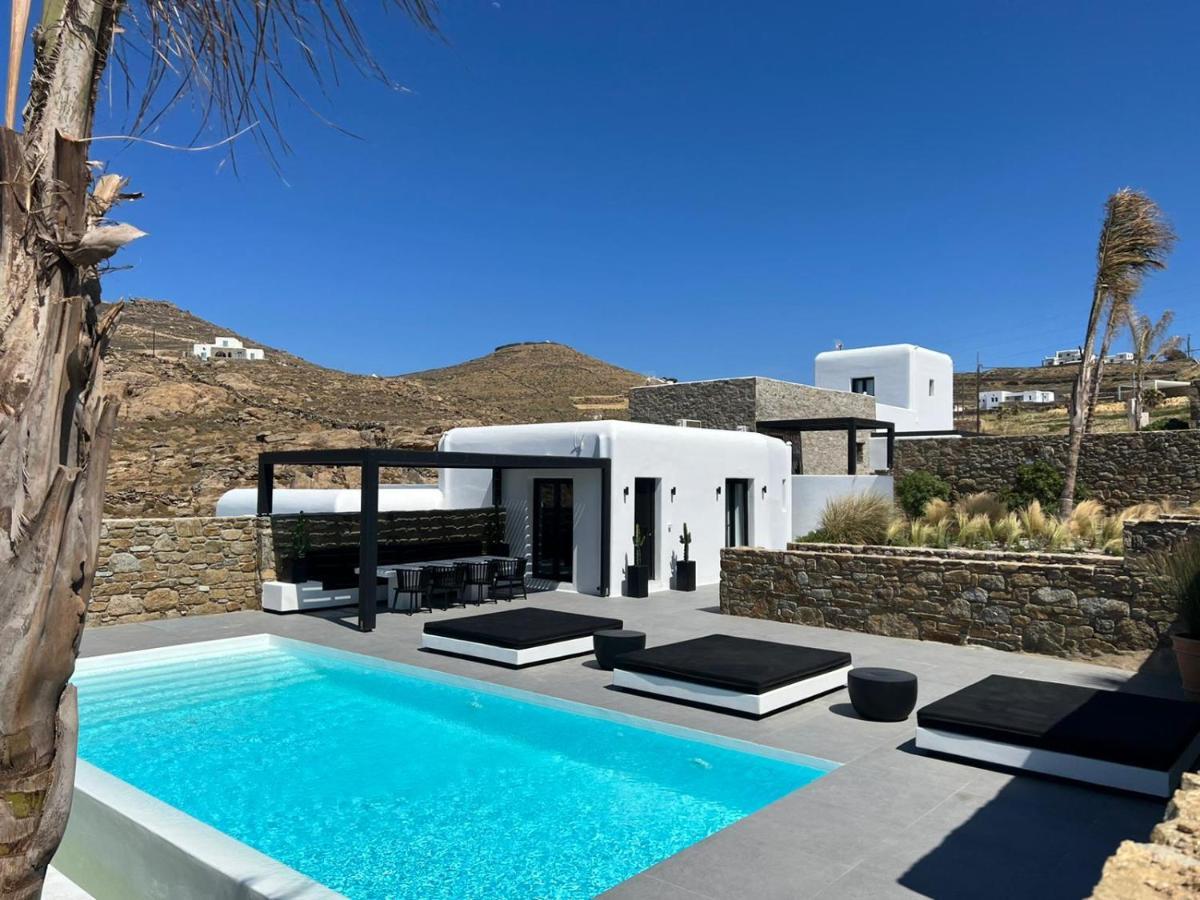 Black And White Villas Ftelia - Mykonos Mykonos Town Exterior foto