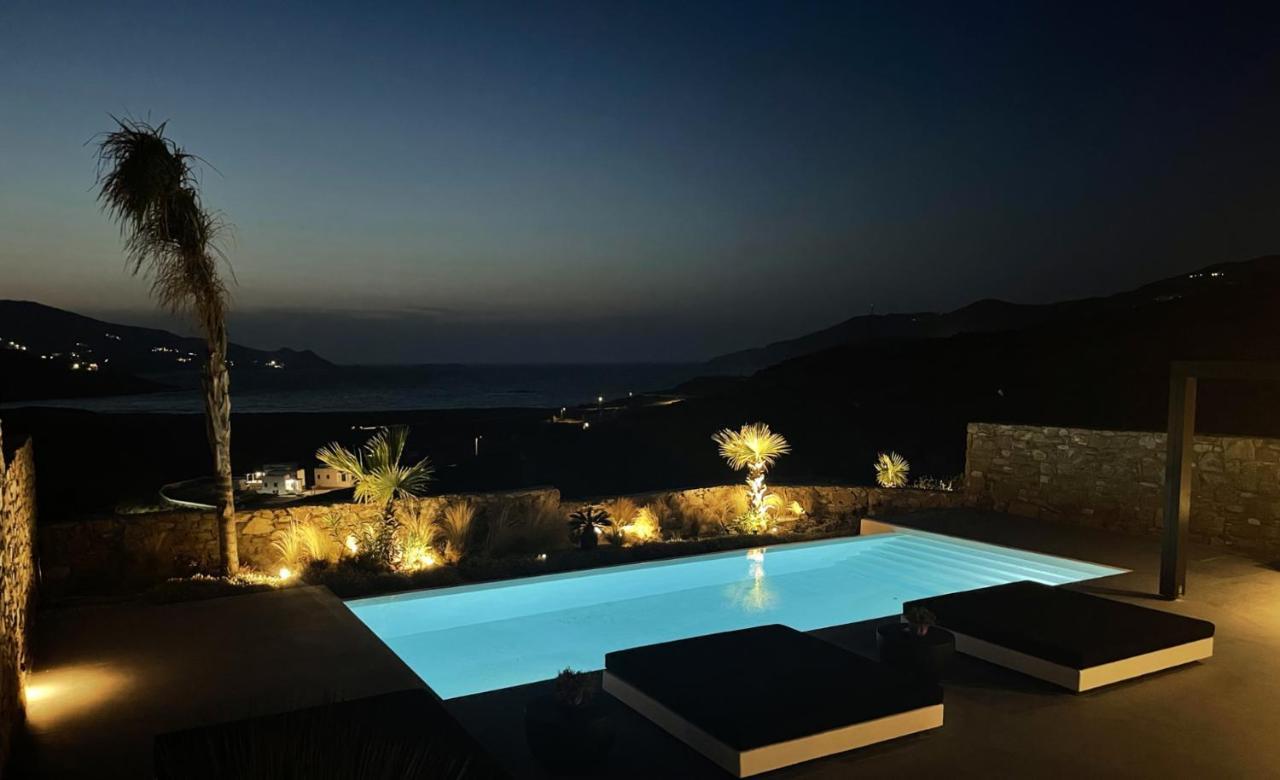Black And White Villas Ftelia - Mykonos Mykonos Town Exterior foto
