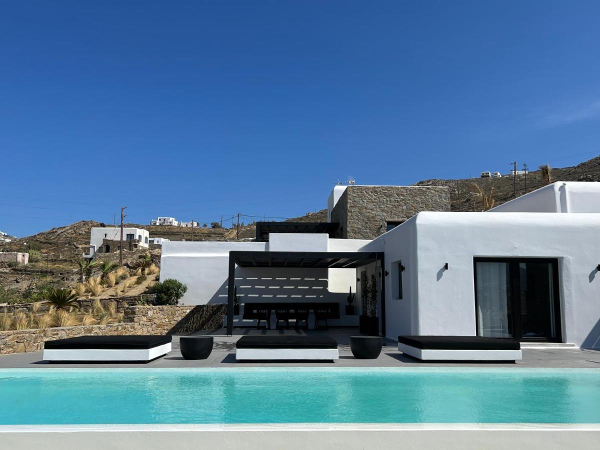Black And White Villas Ftelia - Mykonos Mykonos Town Exterior foto